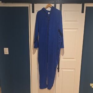 Forever Lazy Blue Hooded Onesie